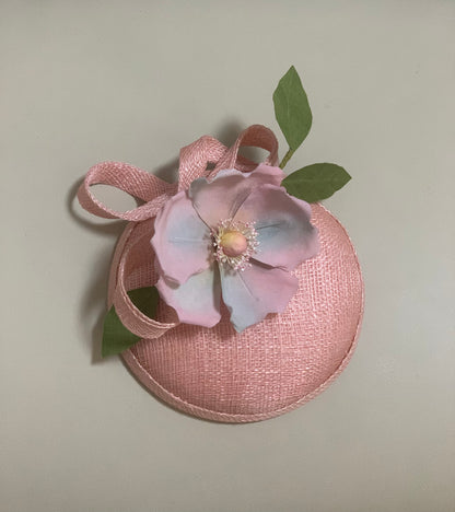 Floral button shaped hat - Pink